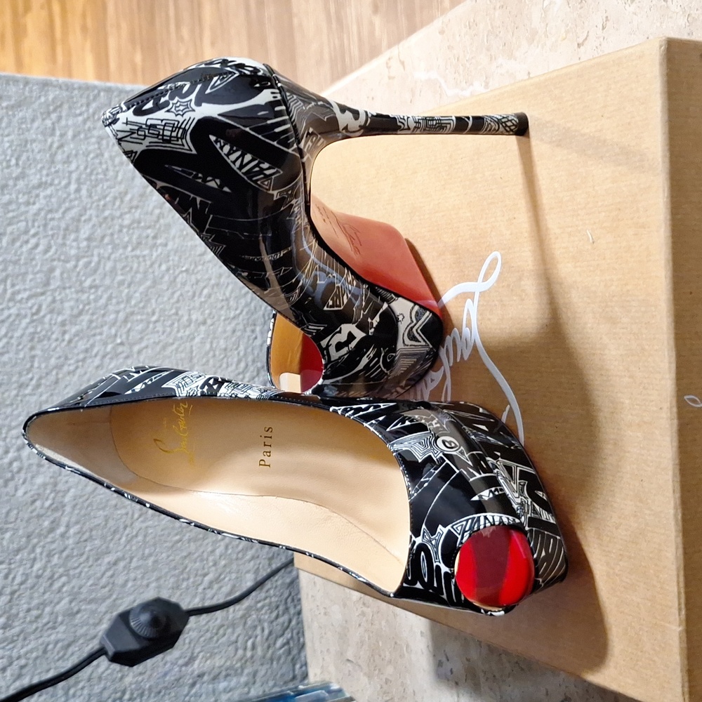 Christian Louboutin shoe size 38 and a half